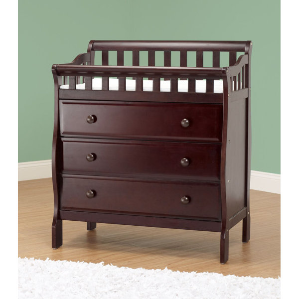 Harriet Bee Oneman Changing Table Dresser with Pad & Reviews Wayfair